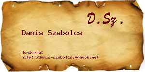 Danis Szabolcs névjegykártya